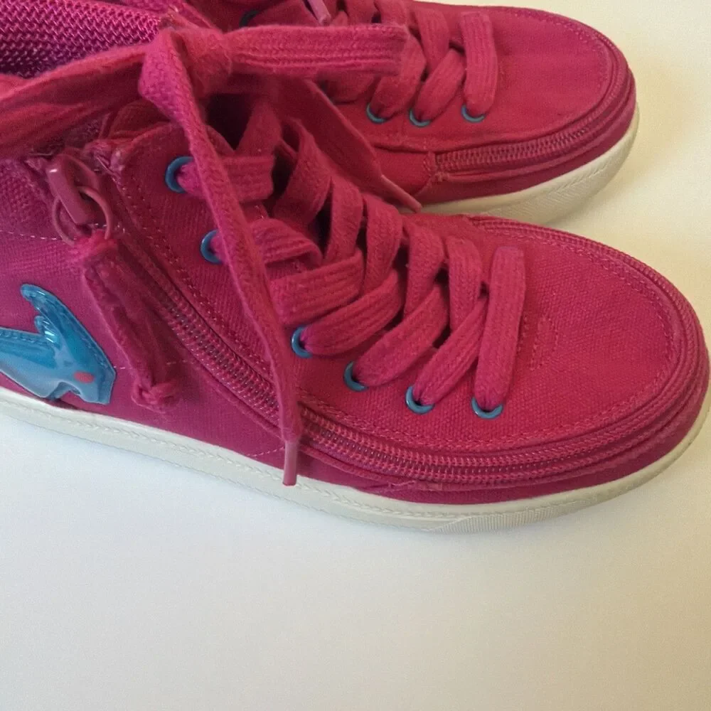 BILLY Footwear Billy High Top Pink Canvas Kids 2